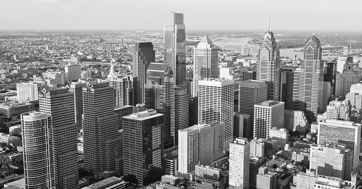 Philadelphia Aerial Skyline