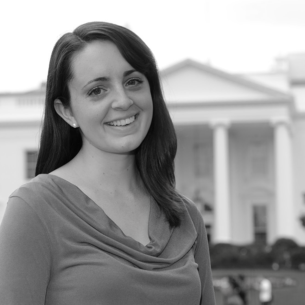 Jessica Pelliciotta (LAW '15) at the White House.