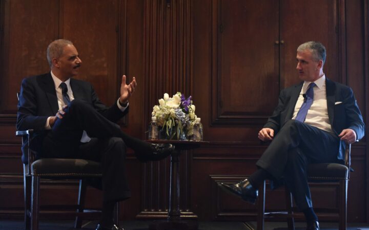 Eric Holder and Mike Holston