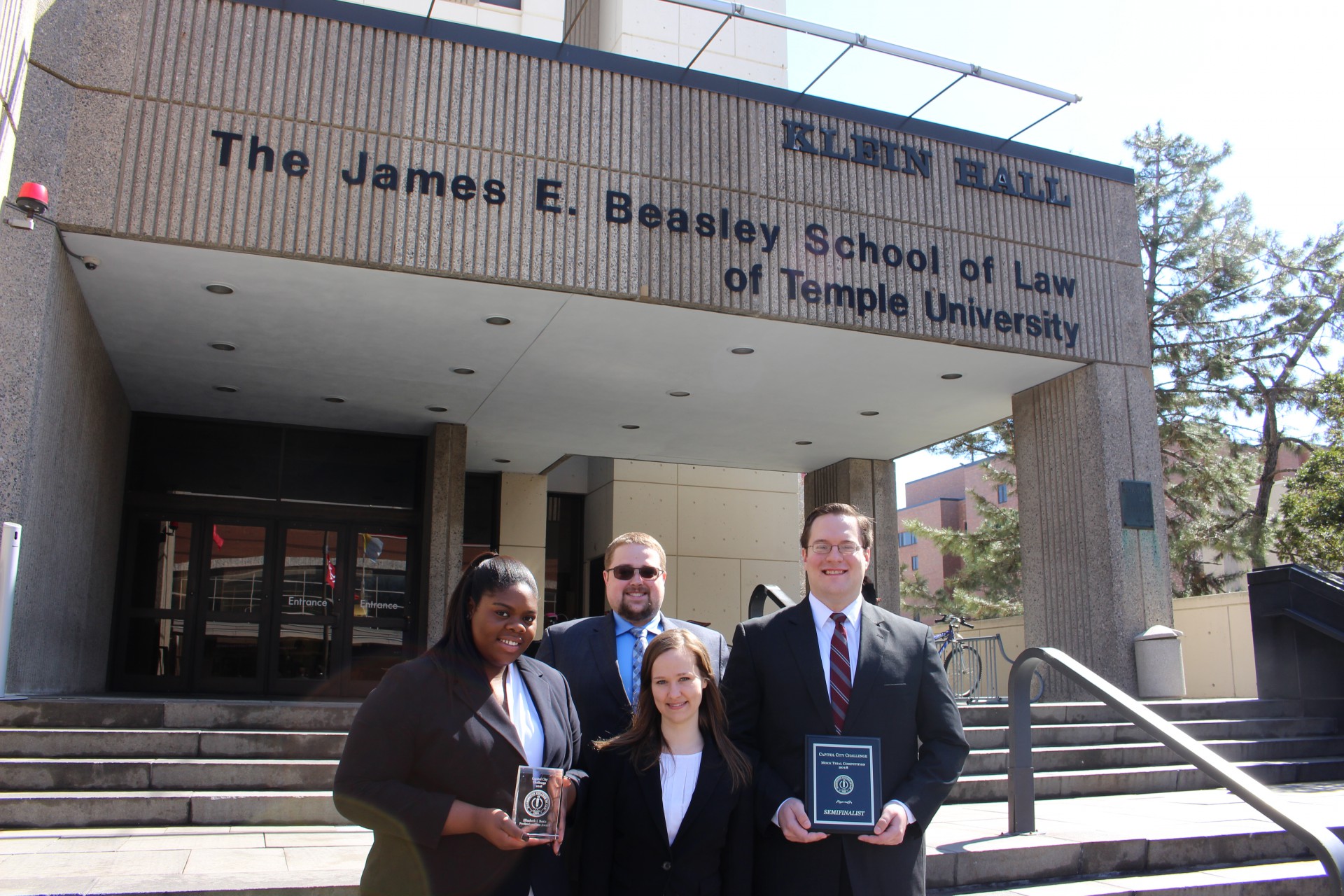 Trial Team Impressive in Capitol City Challenge Temple Law