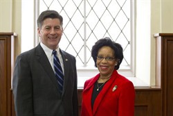 Lt Gov Cawley And Dean Epps
